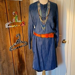 Madewell Denim Jean Dress size XL